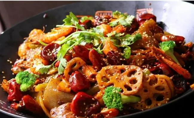 The recipe for spicy hot pot