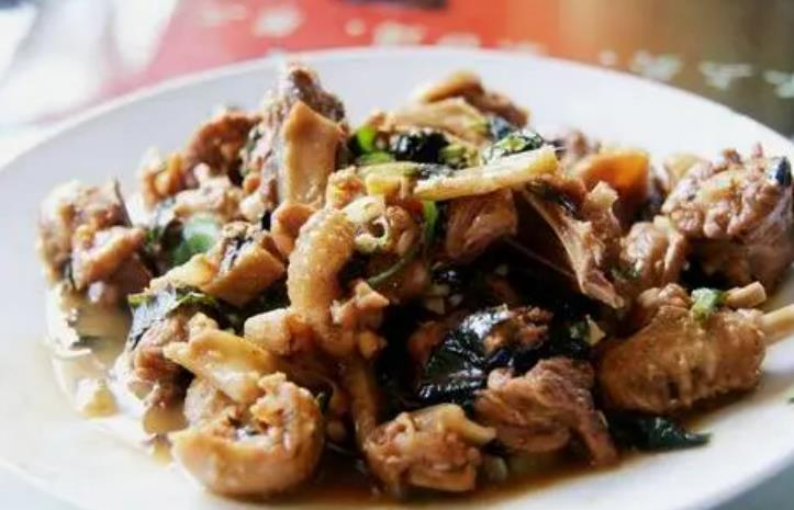 The recipe for Cantonese style seaweed duck