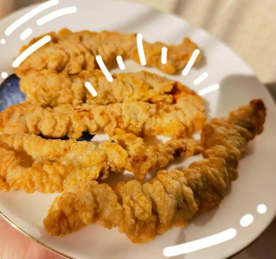 The recipe for small crispy meat