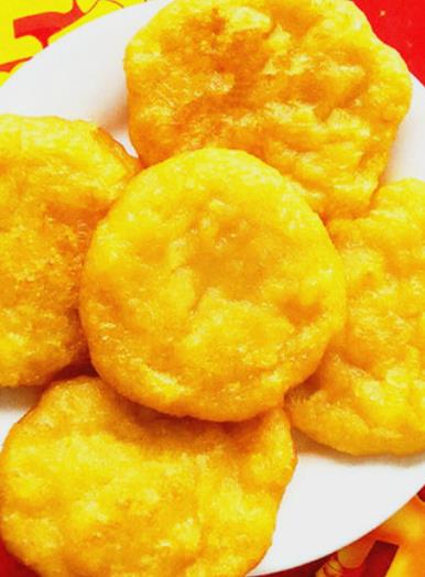 The recipe for golden corn cake