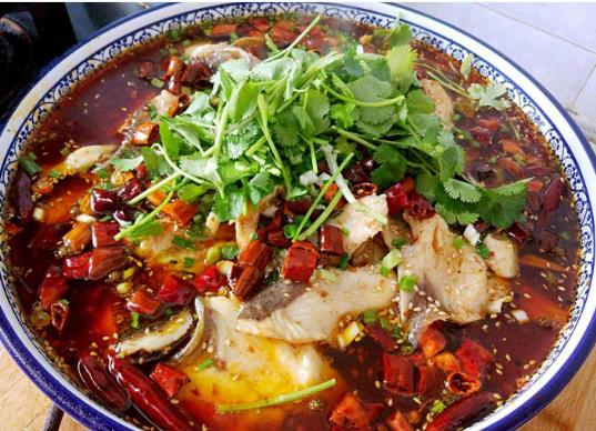 The recipe for spicy boiled fish