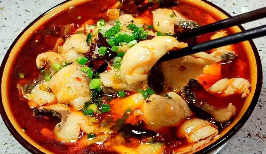 Hot and Spicy pickled Chinese cabbage Fish Hotpot