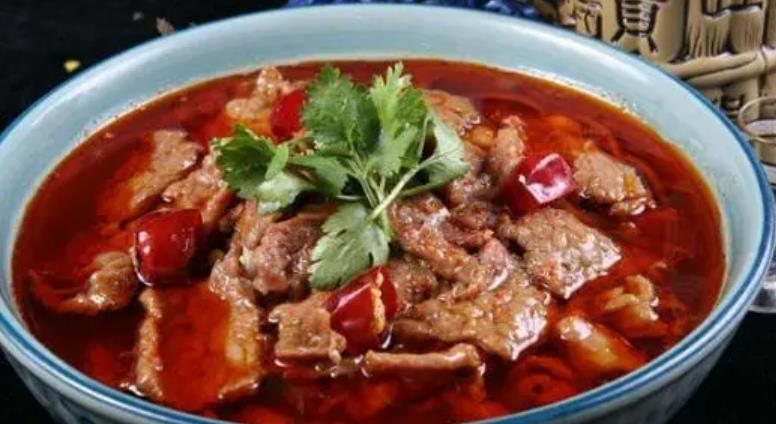 The recipe for boiled beef hotpot