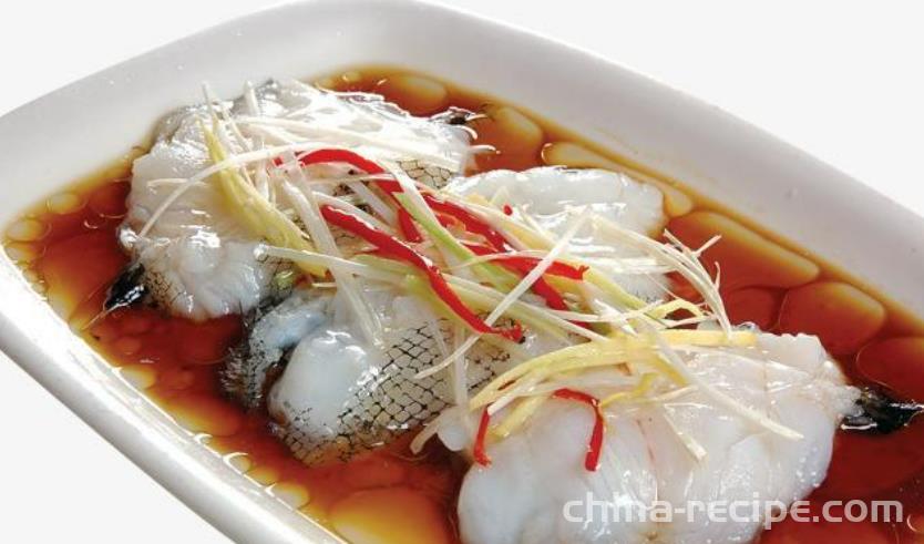 The recipe for steamed cod