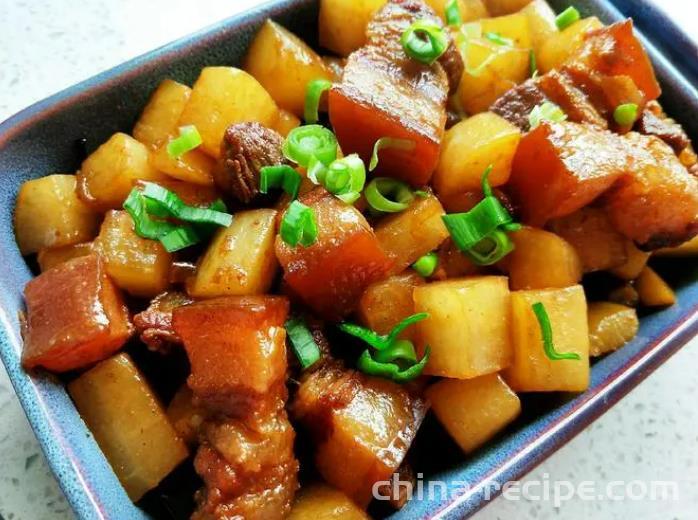 Practice of Braised pork belly with Radish