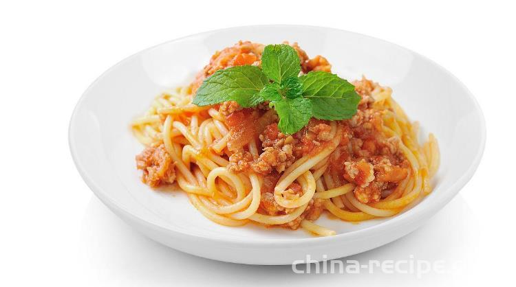 Tomato beef sauce pasta recipe