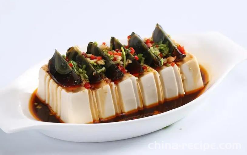 How to make Century egg and tofu