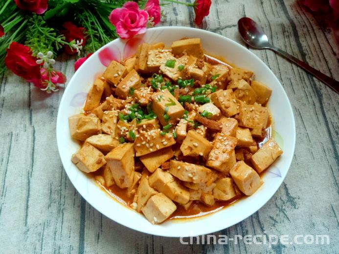 The recipe for homemade tofu