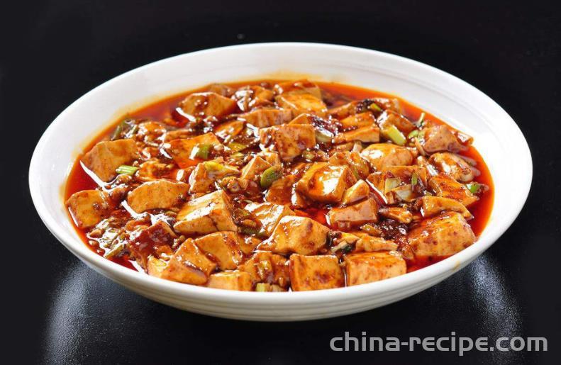 Practice of Mapo tofu