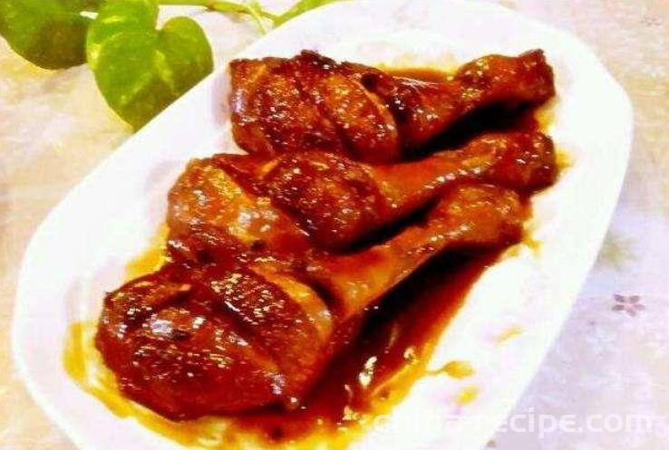 The recipe for cola chicken legs