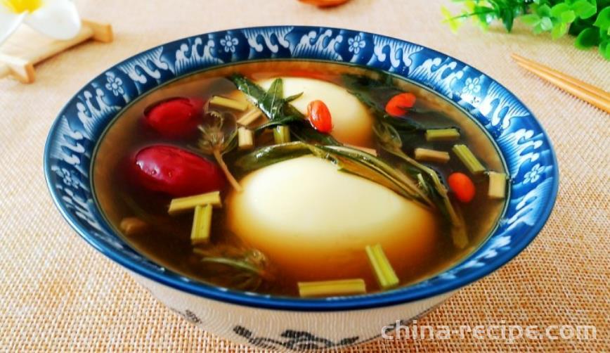 Preparation of Motherwort Jujube Egg Soup