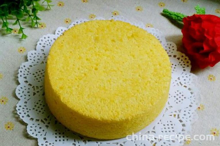 The recipe for making earth egg Qi Feng cake