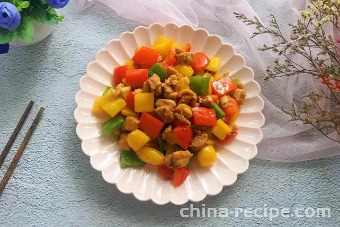 The recipe for Sichuan pepper, pineapple, and diced chicken