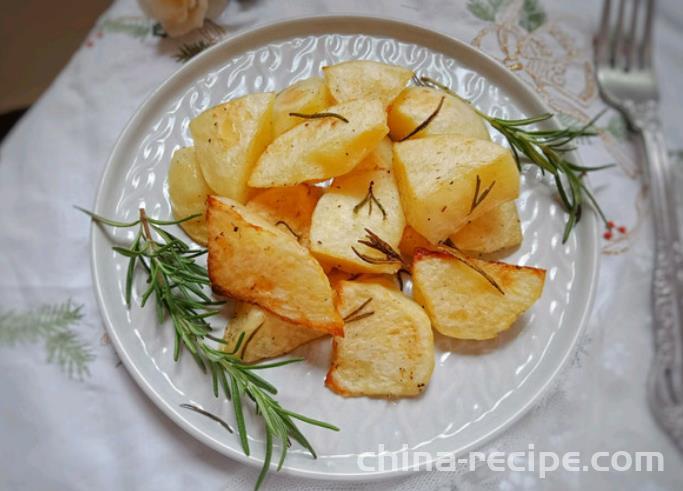 The recipe for roasted potatoes with rosemary