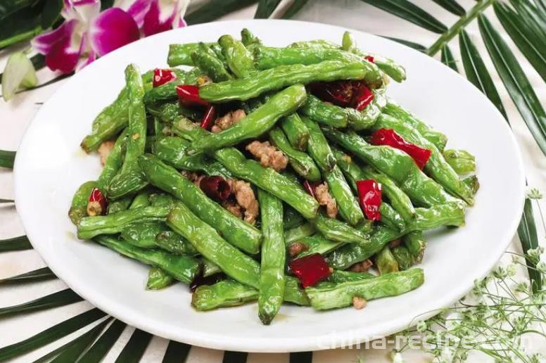 Practice of Dry Fried Beans with Meigan cai