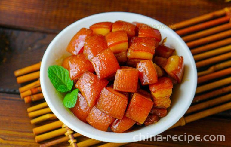 Braised pork belly with Bamboo Shoots