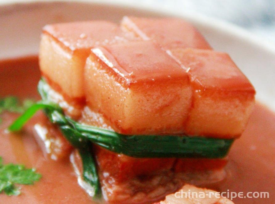 Practice of Fermented bean curd Braised pork belly