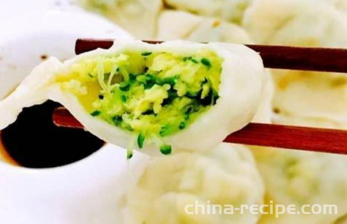 Preparation of Cucumber, Shrimp, Egg Dumplings