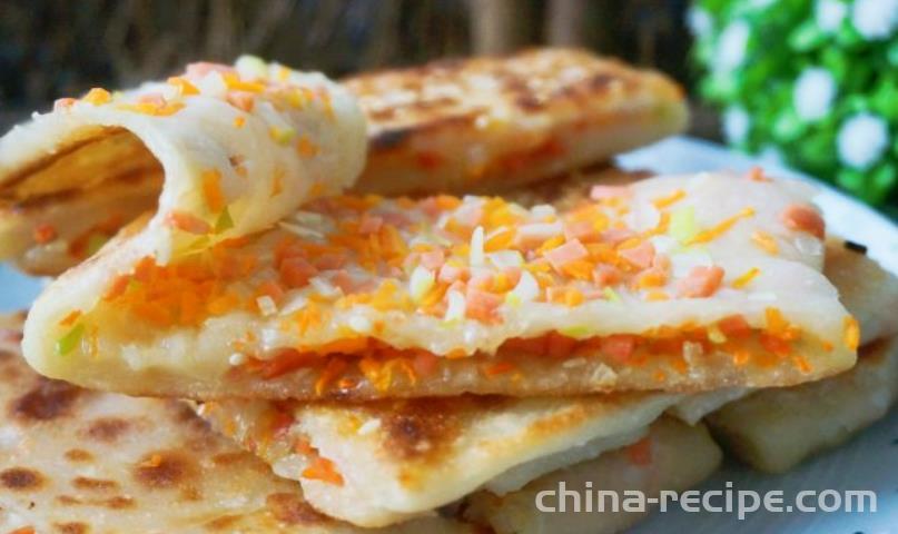 The recipe for radish cake