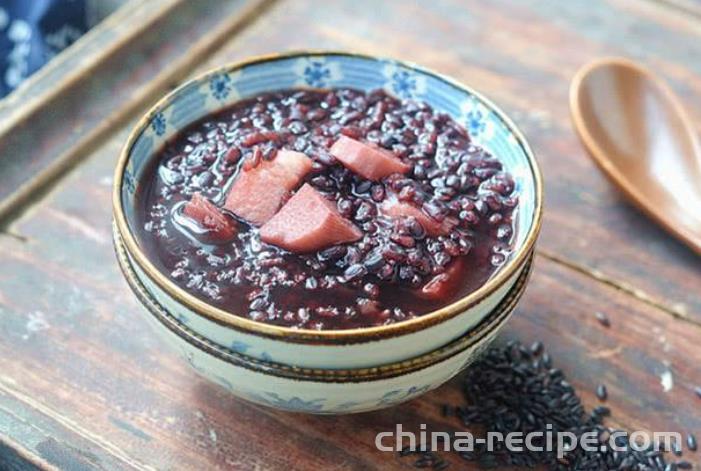 The practice of Heiliubao yam Congee