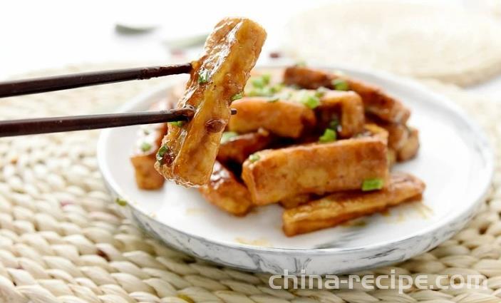 The recipe for crispy tofu