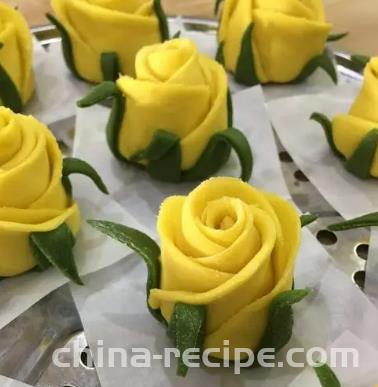 How to make rose Mantou