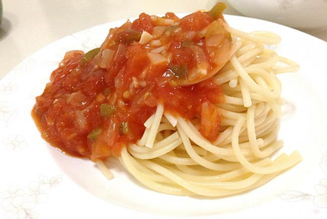 Recipe for beef, tomato, and pasta