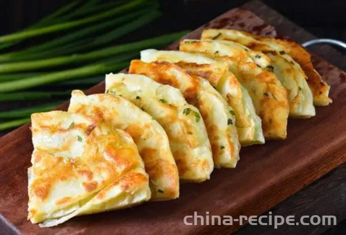 The recipe for scallion pancakes