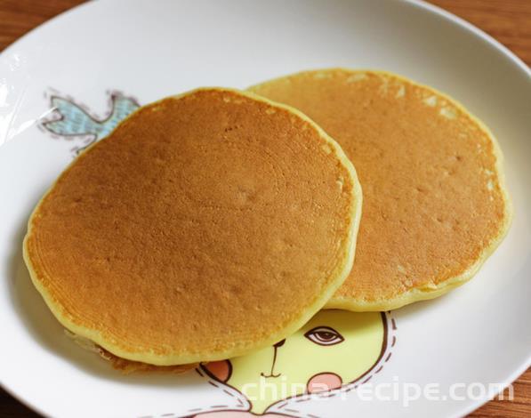 The recipe for banana pancakes