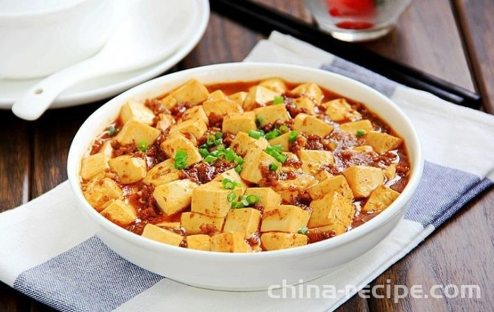 The recipe for minced meat and tofu