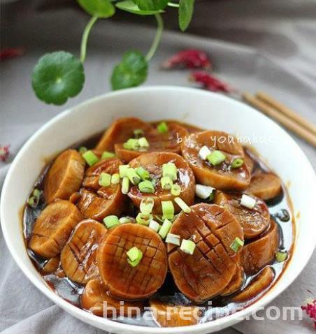 The recipe for oyster sauce and apricot abalone mushroom