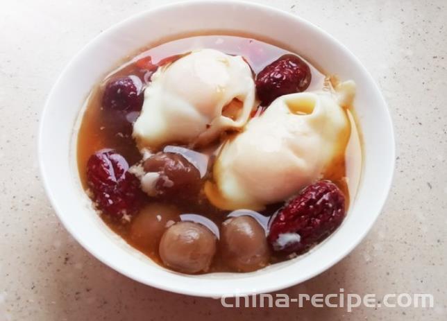 Preparation of Longan Red Date Eggs