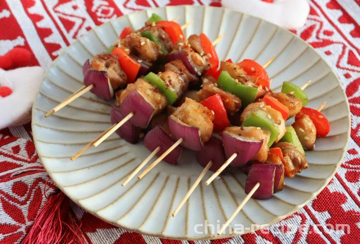 The recipe for flat bottomed pan version of Sichuan pepper chicken skewers