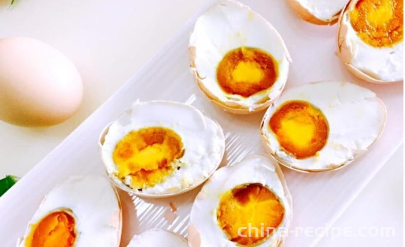 The recipe for salted eggs