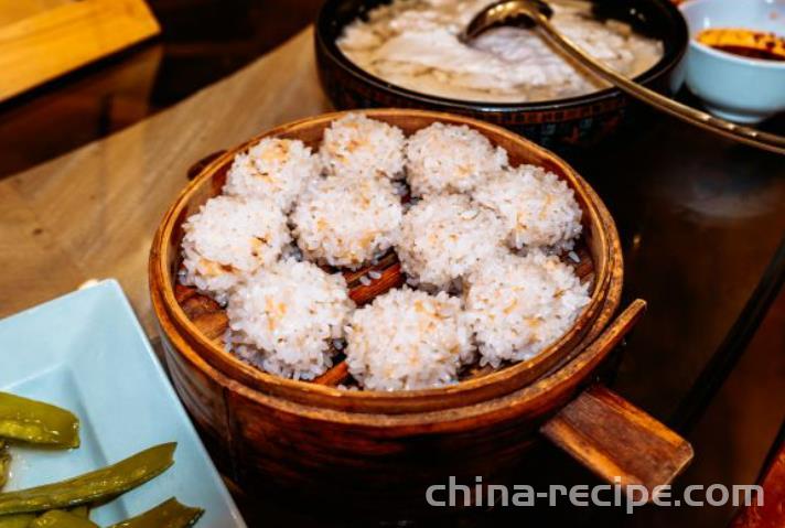 Chongqing Sweet Potato and Preserved Pork Balls