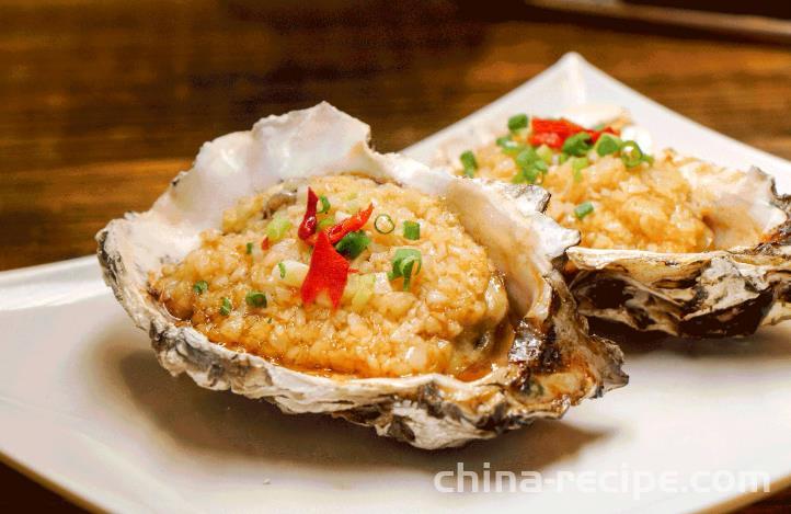 The recipe for garlic minced oysters