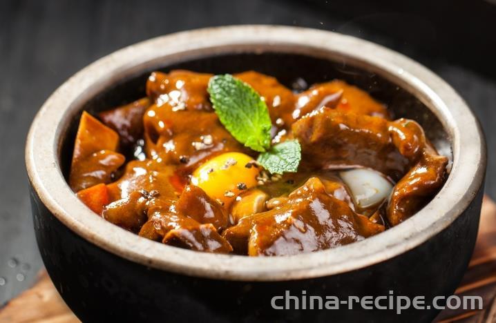 The recipe for curry beef crispy bones