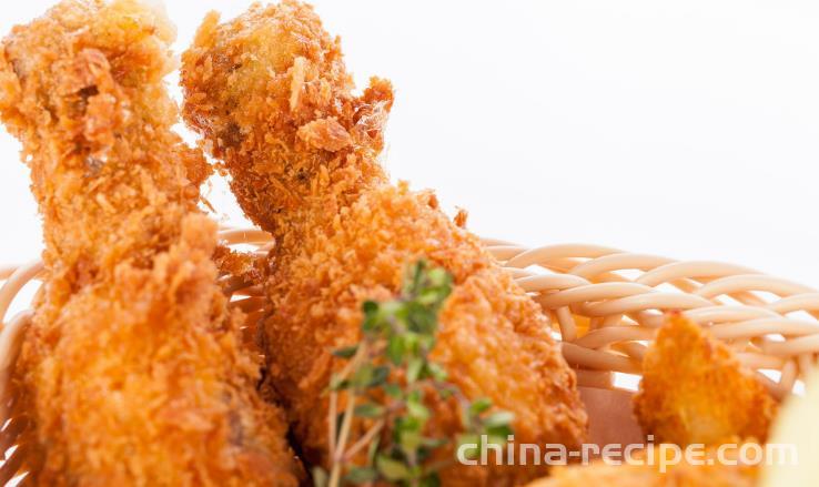 The recipe for crispy fried chicken legs