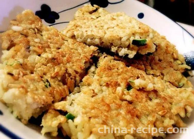 The recipe for egg rice cakes