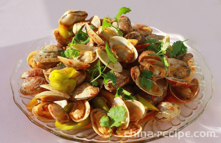 The recipe for spicy fried clams