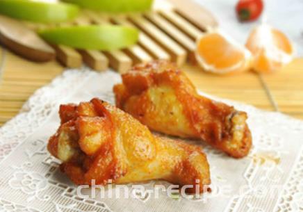 The recipe for Orleans chicken wing roots