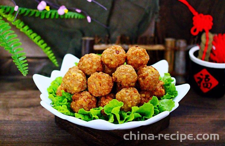 The recipe for fried tofu balls