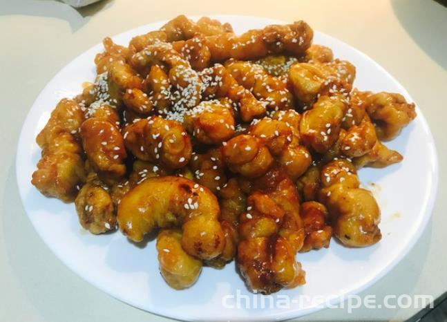 The method of sweet and sour fried meat