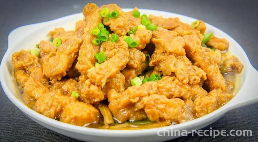 The recipe for steamed crispy meat