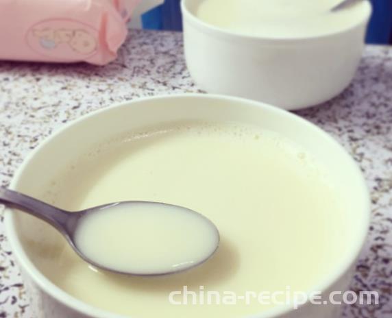 Self made soybean milk