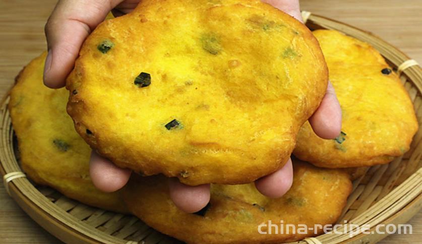 How to make pumpkin Youbing (Deep-fried round and flat dough-cake)