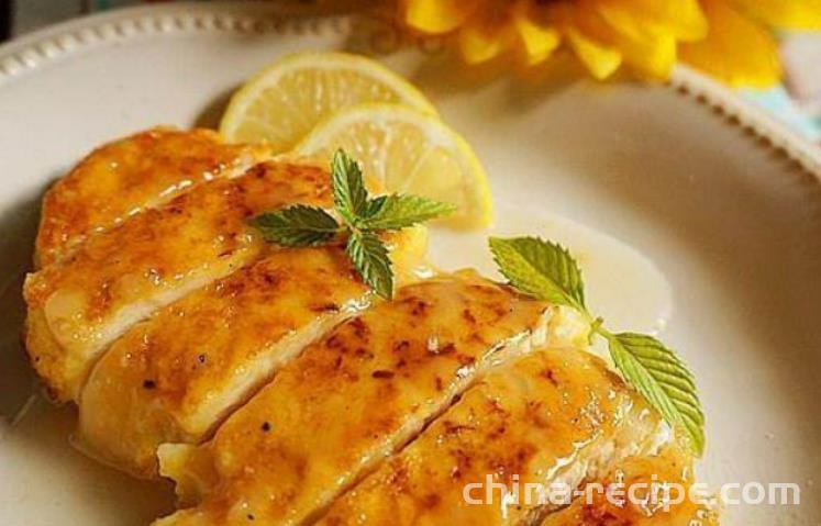 The recipe for frying chicken chops with lemon aroma