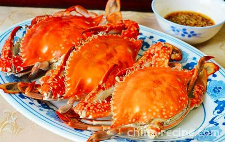 The recipe for steamed crabs