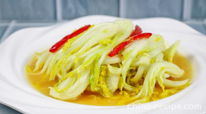 The method of stir frying baby bok choy