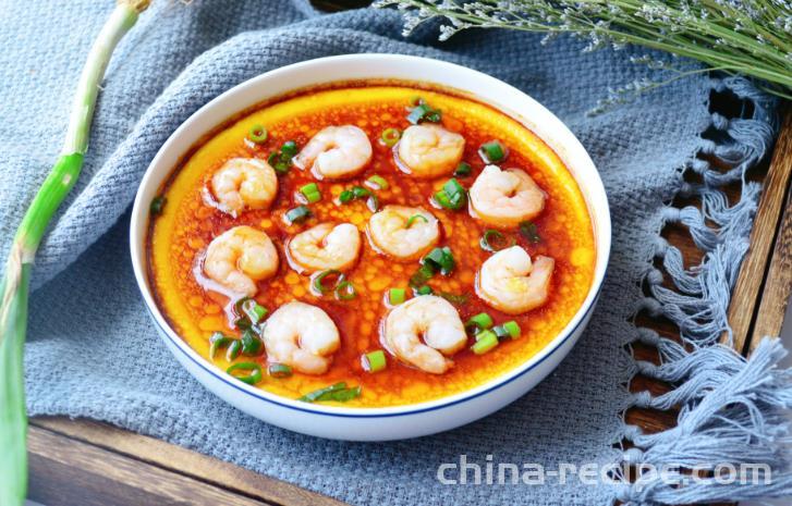 The recipe for shrimp and egg soup